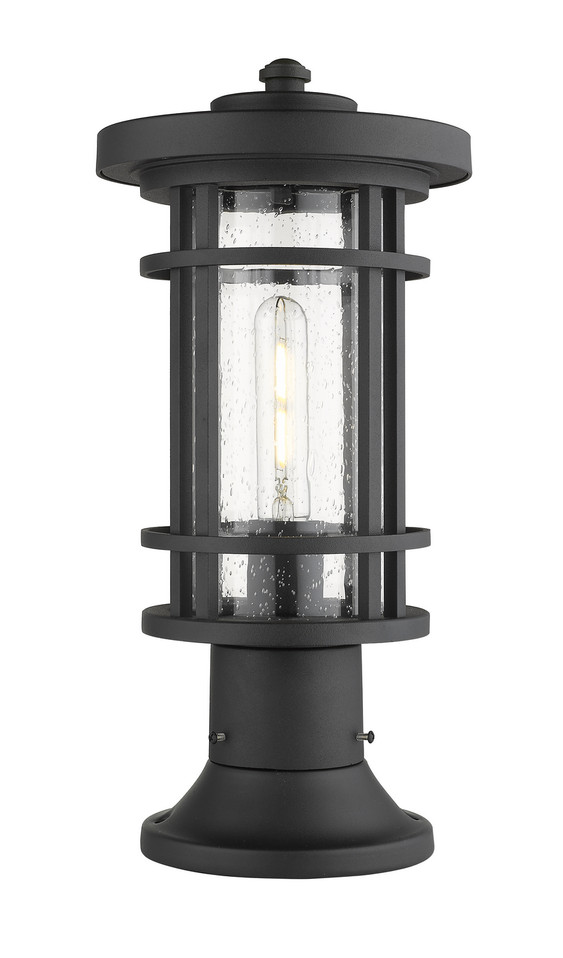 Z-Lite - 570PHM-553PM-BK - One Light Outdoor Pier Mounted Fixture - Jordan - Black