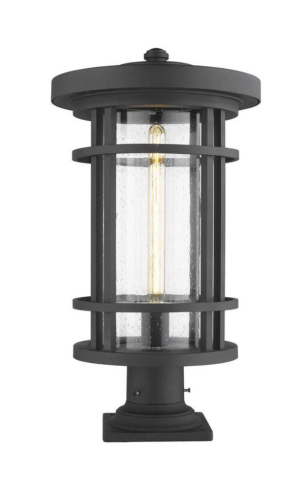 Z-Lite - 570PHXL-533PM-BK - One Light Outdoor Pier Mounted Fixture - Jordan - Black