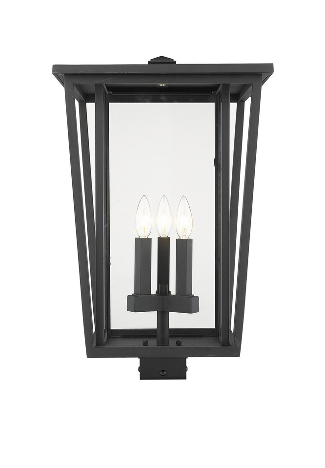 Z-Lite - 571PHXLS-BK - Three Light Outdoor Post Mount Fixture - Seoul - Black