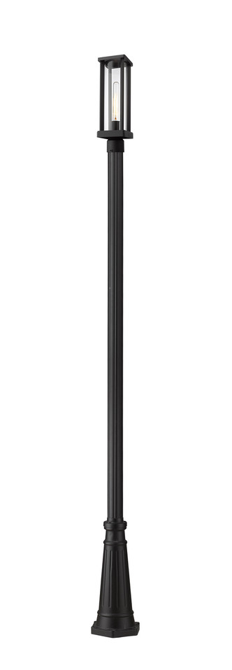 Z-Lite - 586PHMR-519P-BK - One Light Outdoor Post Mounted Fixture - Glenwood - Black