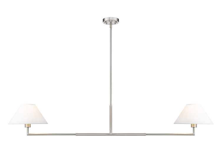 Z-Lite - 744-62L-BN - Two Light Chandelier - Leila - Brushed Nickel