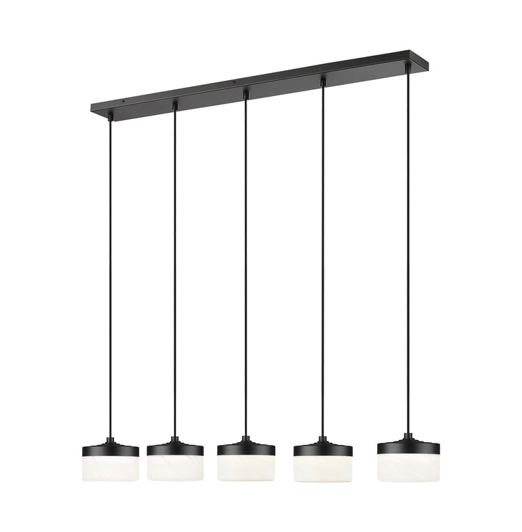 Z-Lite - 827P6-5L-MB-LED - LED Linear Chandelier - Renaud - Matte Black