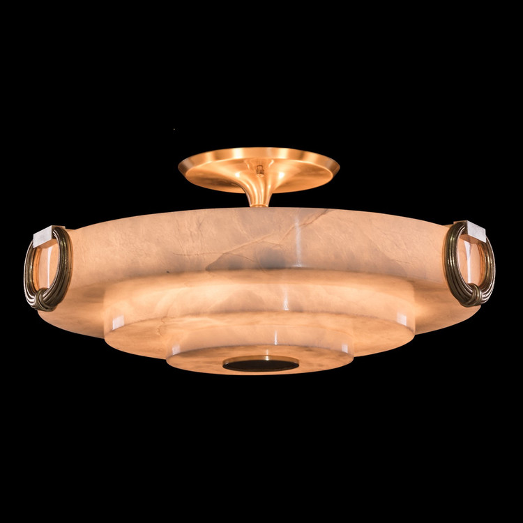 Fine Art Handcrafted Lighting - 20089-0-55 - LED Flush Mount - Mariner Luxury - French Gold