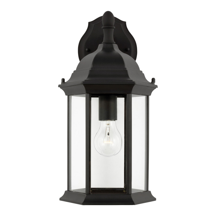 Generation Lighting - 8938701-12 - One Light Outdoor Wall Lantern - Sevier - Black Generation Lighting - 8938701-12 - One Light Outdoor Wall Lantern - Sevier - Black