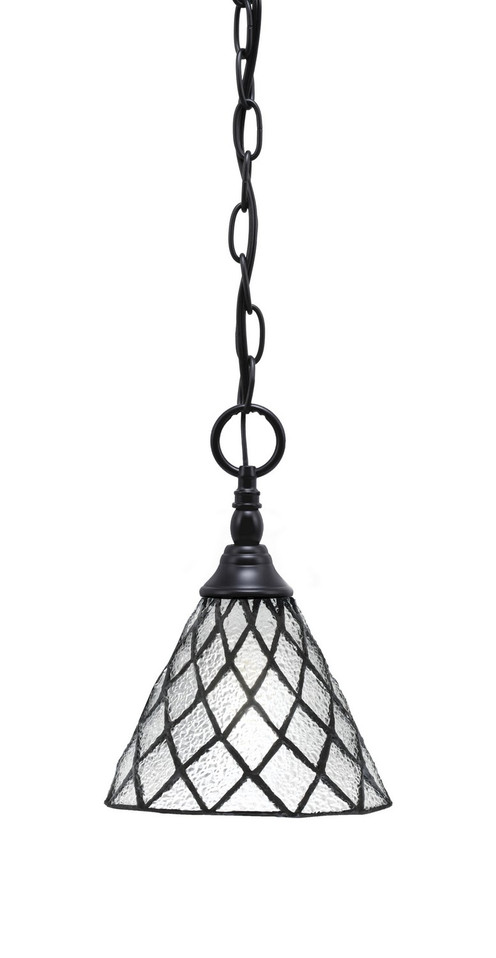 Toltec Lighting - 11-MB-9185 - One Light Mini Pendant - Chain - Matte Black