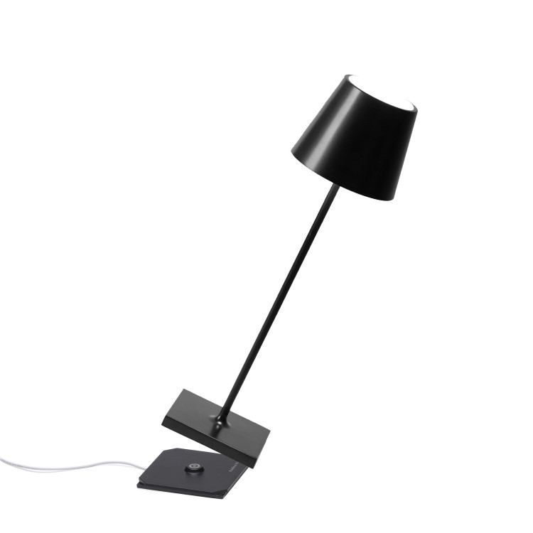 Zafferano - LD0340D4 - LED Table Lamp - Poldina Pro - Black