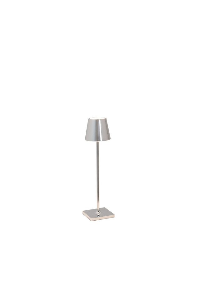 Zafferano - LD0490C3 - LED Table Lamp - Poldina - Glossy Chrome