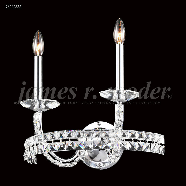 James R. Moder - 96242S22 - Two Light Wall Sconce - Ashton - Silver