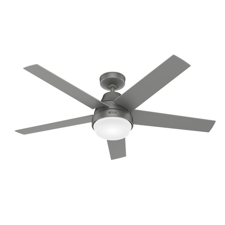 Hunter - 51315 - 52Ceiling Fan - Aerodyne - Matte Silver