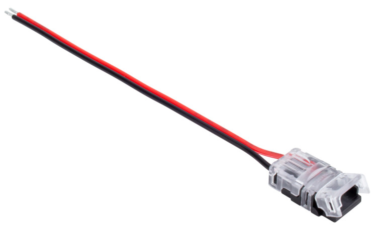 American Lighting - TL-2PWR-HD - Snap Connector With Conkit- 6 - Snap Connector - White/Clear