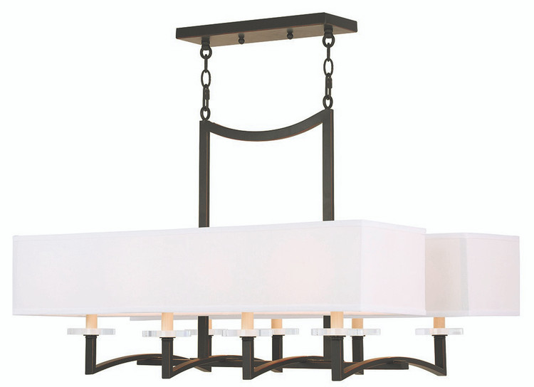 Livex Lighting - 50709-67 - Eight Light Chandelier - Woodland Park - Olde Bronze