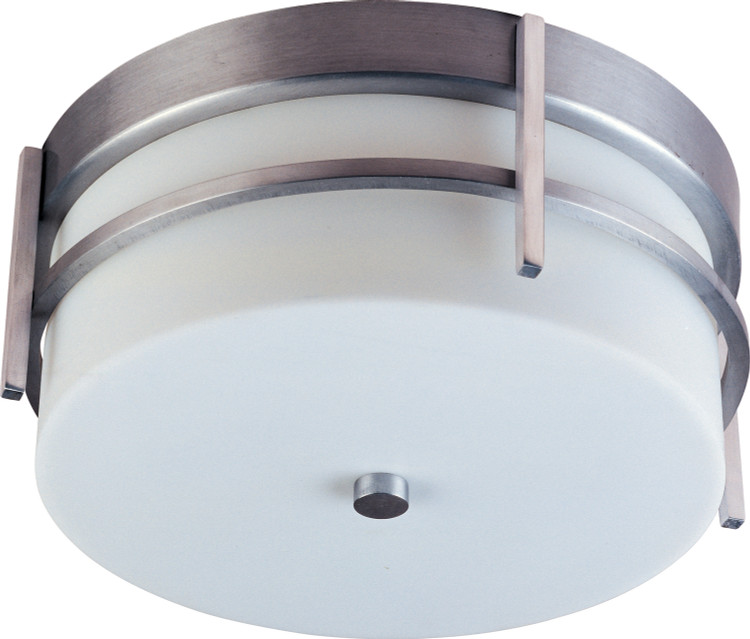 Maxim - 65217WTBM - LED Flush Mount - Luna LED E26 - Brushed Metal