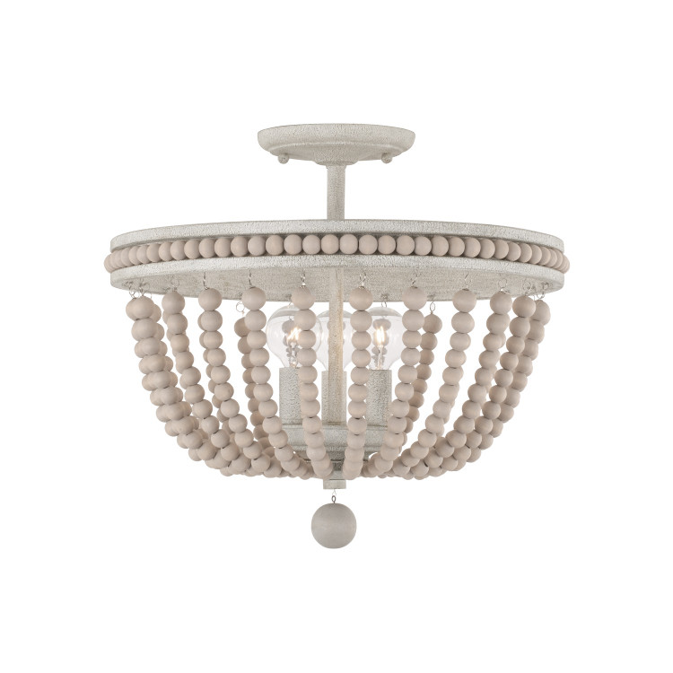 Capital Lighting - AA1021SR - Three Light Semi-Flush Mount - Handley - Sand Dollar Capital Lighting - AA1021SR - Three Light Semi-Flush Mount - Handley - Sand Dollar
