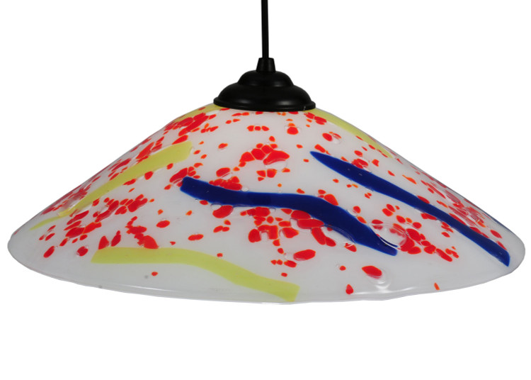 Meyda Tiffany - 114363 - One Light Pendant - Metro Fusion - Rust