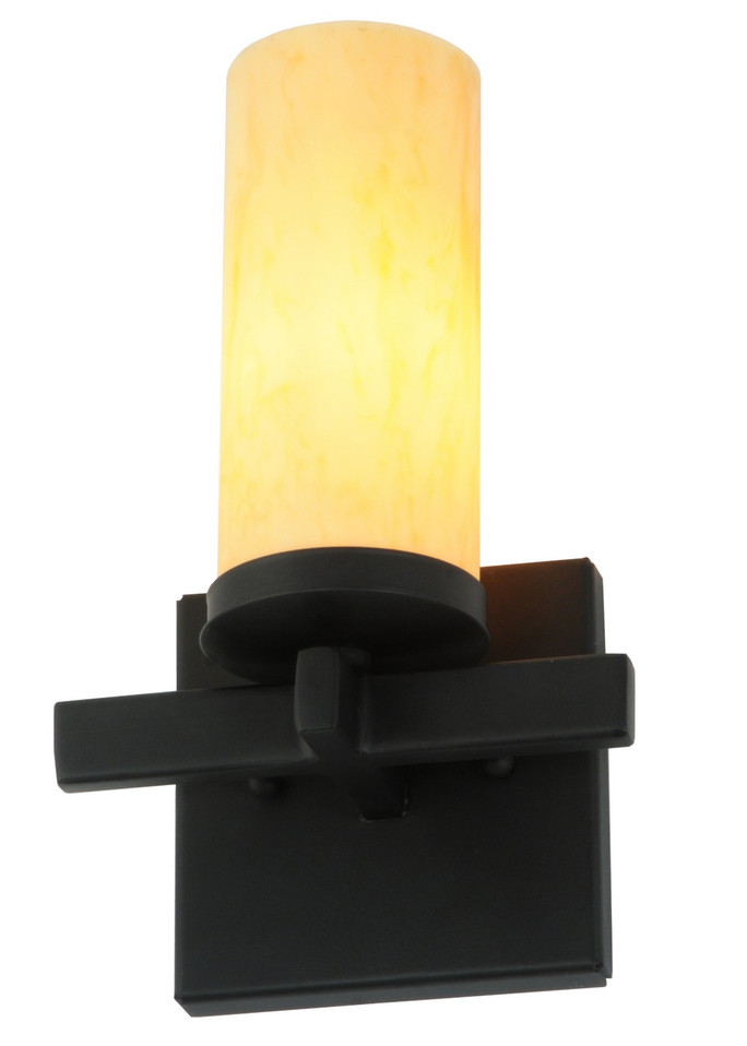 Meyda Tiffany - 141107 - One Light Wall Sconce - Dante - Blackwash