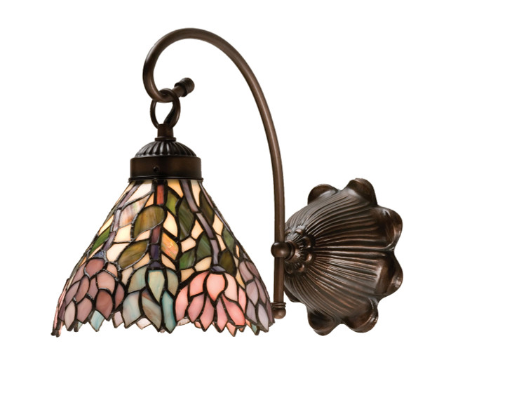 Meyda Tiffany - 18721 - One Light Wall Sconce - Wisteria - Antique