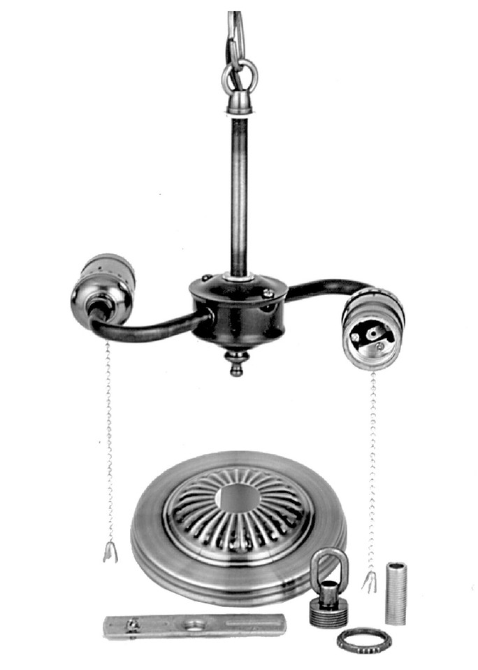 Meyda Tiffany - 22777 - Two Light Lamp Base And Fixture Hardware - Pendant Hardware
