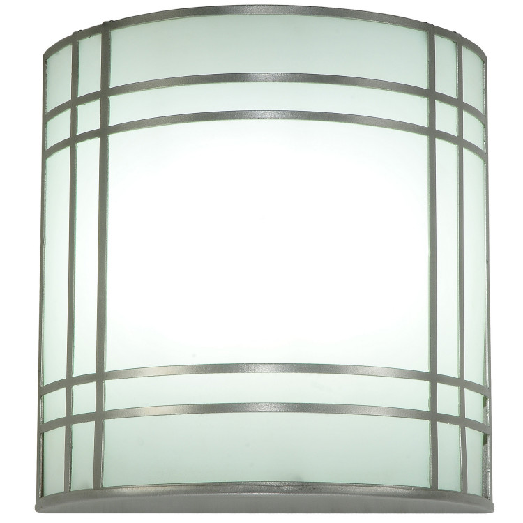 Meyda Tiffany - 243871 - One Light Wall Sconce - Lunette - Nickel