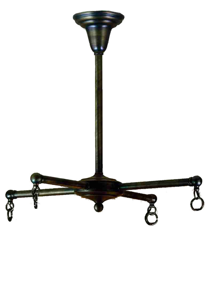 Meyda Tiffany - 51760 - Four Light Chandelier Hardware - Chandelier Hardware - Antique Brass