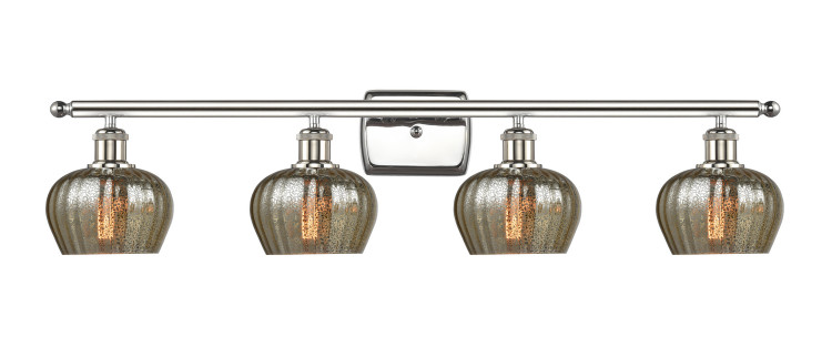 Innovations - 516-4W-PN-G96 - Four Light Bath Vanity - Ballston - Polished Nickel