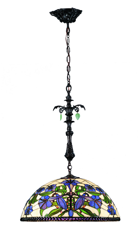 Meyda Tiffany - 82121 - Pendant - Nouveau Lily - Antique