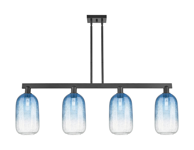 Innovations - 716-4I-BK-G482-7SB - Four Light Island Pendant - Arcadia - Matte Black