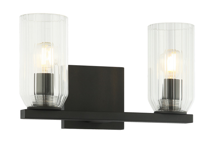 Matteo Lighting - W34002MB - Two Light Wall Sconce - Westlock - Matte Black
