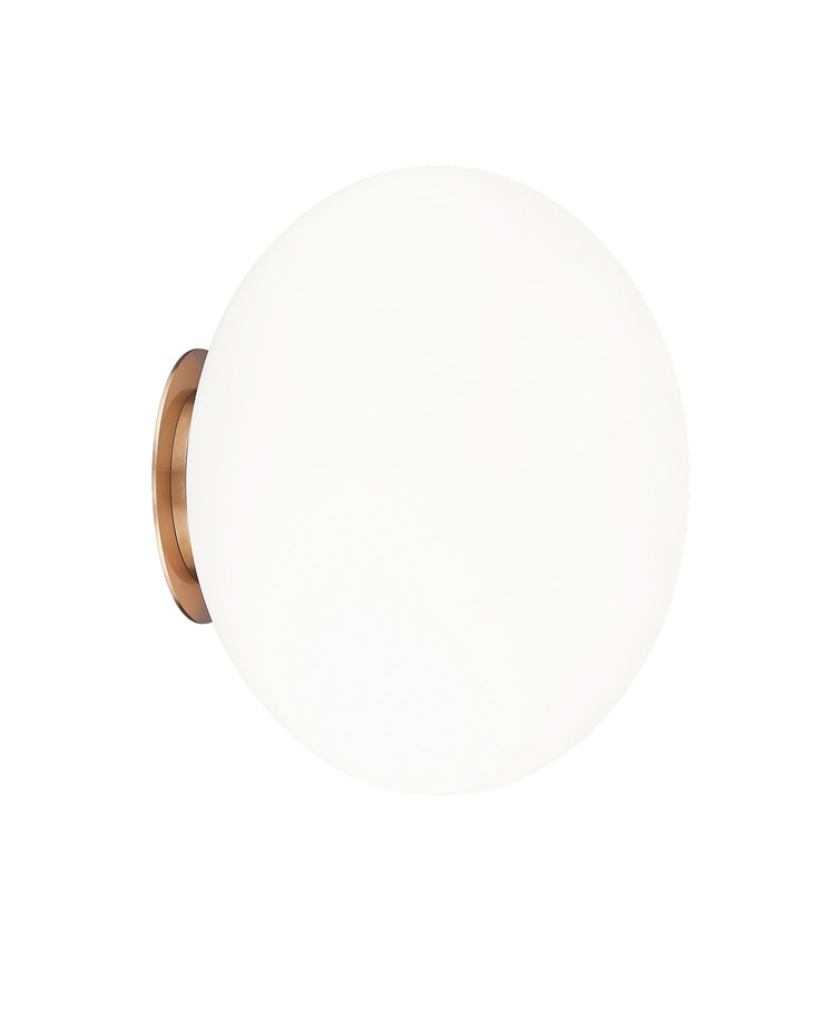 Matteo Lighting - WX12121AGOP - One Light Wall Sconce/Ceiling Mount - Mayu - Aged Gold Brass