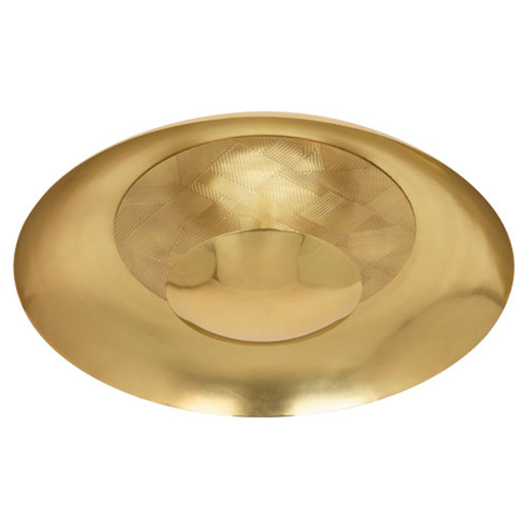 Robert Abbey - 626 - LED Flushmount - Michael Berman Brut - Modern Brass
