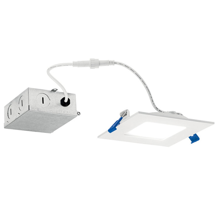 Kichler - DLSL04S2790WHT - LED Downlight - Direct To Ceiling Slim - Textured White Kichler - DLSL04S2790WHT - LED Downlight - Direct To Ceiling Slim - Textured White