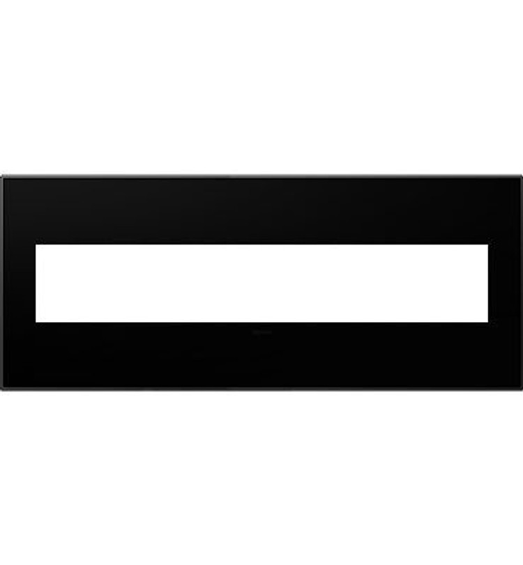 Legrand - AWP6GNK1 - Gang Wall Plate - Adorne - Black