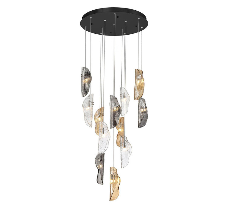 Lib & Co. - 10164-023-02 - LED Chandelier - Sorrento - Black