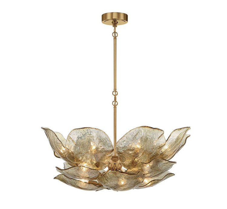 Lib & Co. - 12055-037 - 16 Light Chandelier - Corato - Brushed Brass