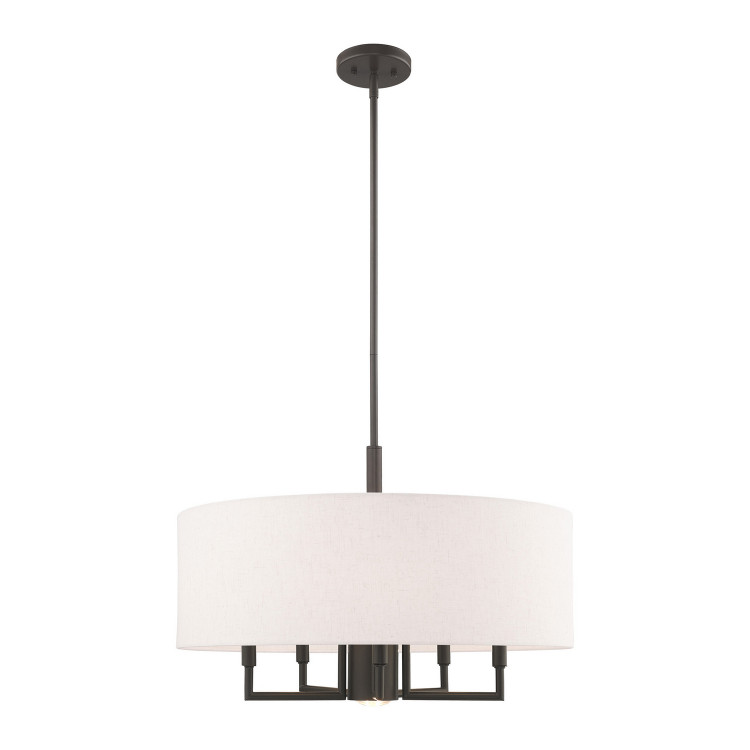 Livex Lighting - 42605-92 - Six Light Chandelier - Monroe - English Bronze