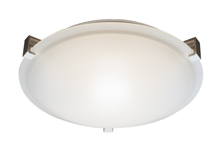 Trans Globe Imports - 59007 BN - Three Light Flushmount - Neptune - Brushed Nickel