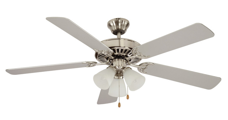Trans Globe Imports - F-1005 BN - 52``Ceiling Fan - Spottswood - Brushed Nickel