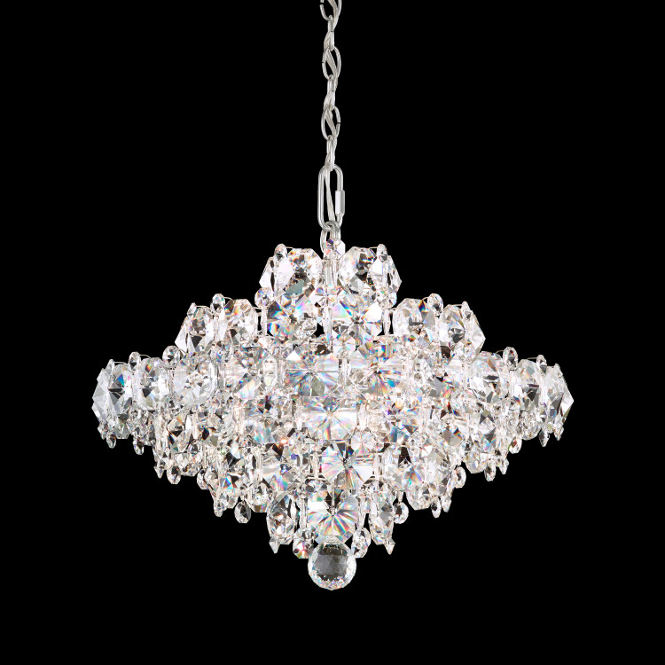 Schonbek - BN1016N-401O - Eight Light Pendant - Baronet - Polished Stainless Steel