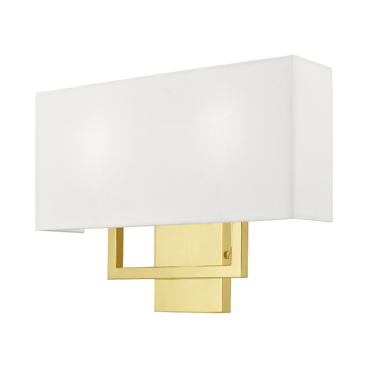 Livex Lighting - 50991-02 - Two Light Wall Sconce - Pierson - Polished Brass Livex Lighting - 50991-02 - Two Light Wall Sconce - Pierson - Polished Brass