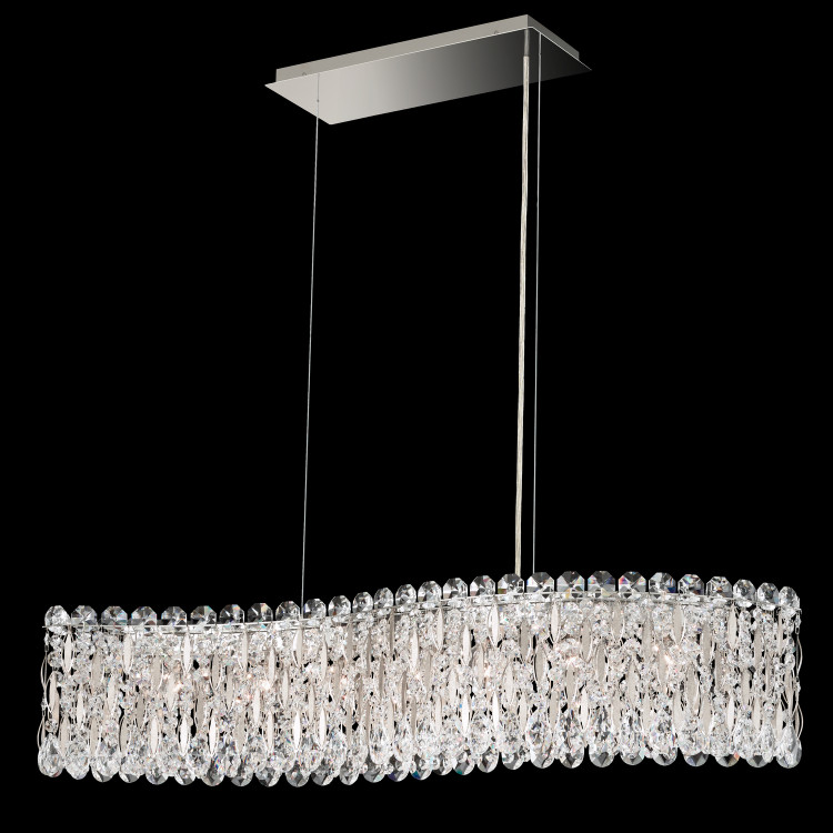 Schonbek - RS8346N-22R - Seven Light Linear Pendant - Sarella - Heirloom Gold