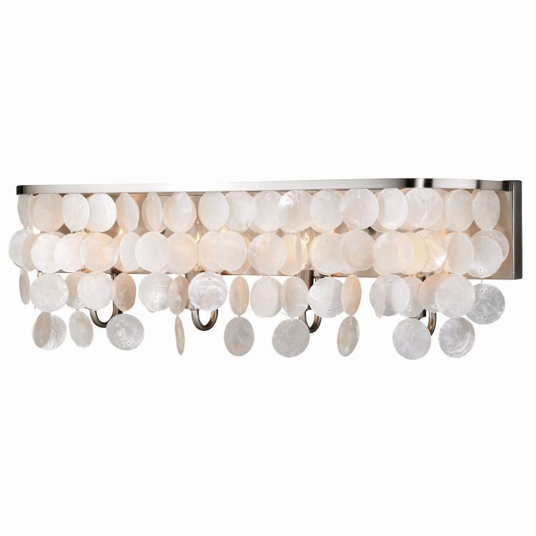 Vaxcel - W0271 - Four Light Vanity - Elsa - Satin Nickel