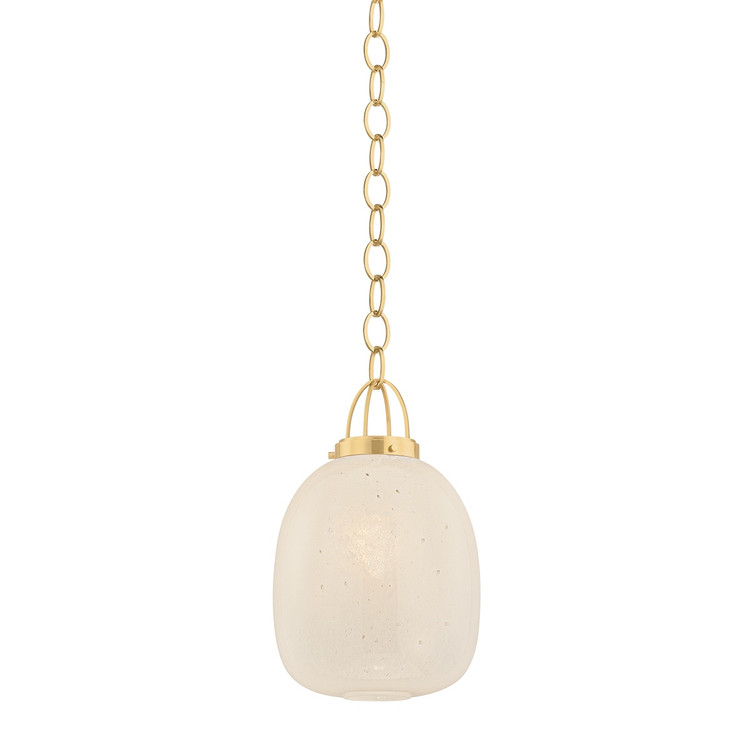 Hudson Valley - 2013-AGB - One Light Pendant - Enosburg - Aged Brass