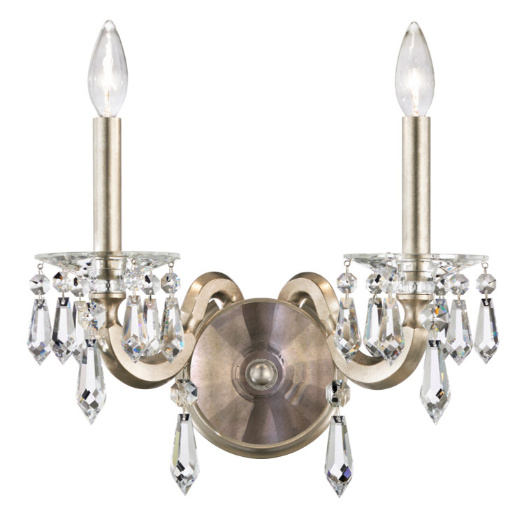 Schonbek - S7602N-76R - Two Light Wall Sconce - Napoli - Heirloom Bronze