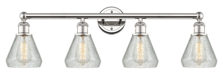 Innovations - 616-4W-PN-G275 - Four Light Bath Vanity - Edison - Polished Nickel