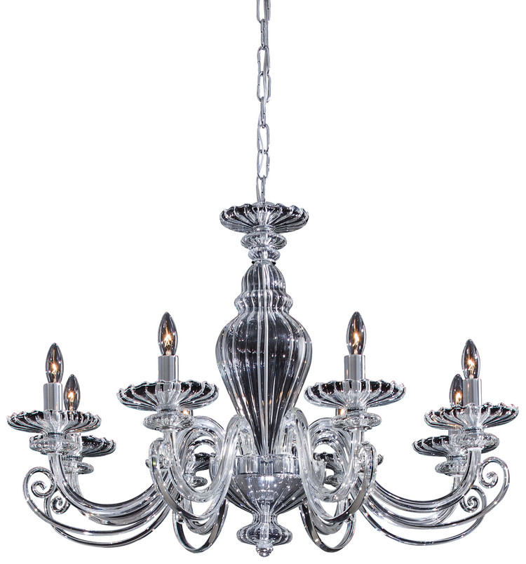 Metropolitan - N9168 - Eight Light Chandelier - Metropolitan - Chrome