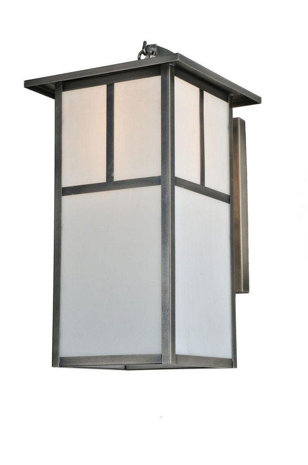 Meyda Tiffany - 111124 - One Light Wall Sconce - Hyde Park - Antique Nickel