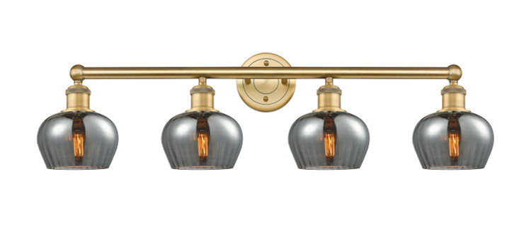 Innovations - 616-4W-BB-G93 - Four Light Bath Vanity - Edison - Brushed Brass