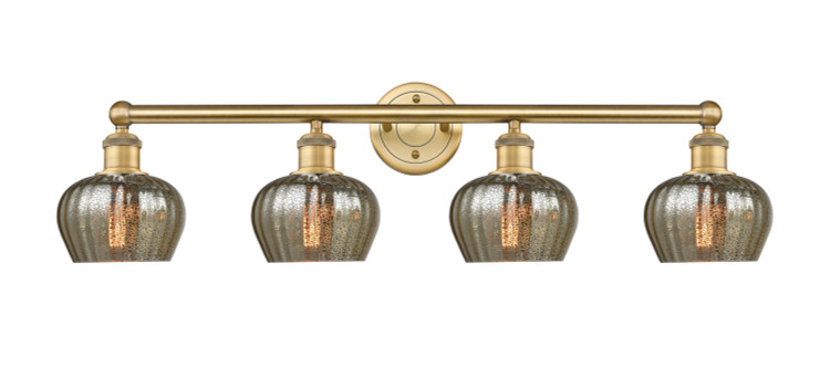 Innovations - 616-4W-BB-G96 - Four Light Bath Vanity - Edison - Brushed Brass
