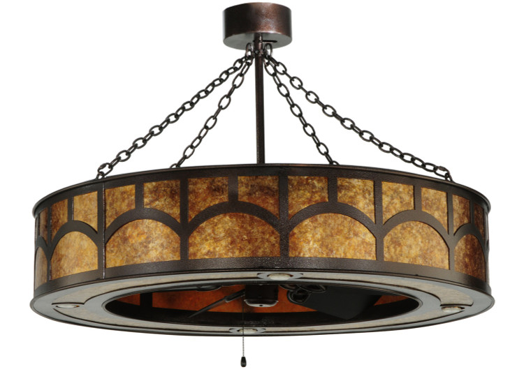 Meyda Tiffany - 138522 - 16 Light Chandel-Air - Mission - Copper Vein