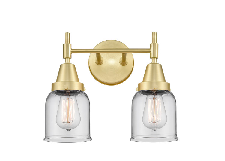 Innovations - 447-2W-SB-G52 - Two Light Bath Vanity - Satin Brass