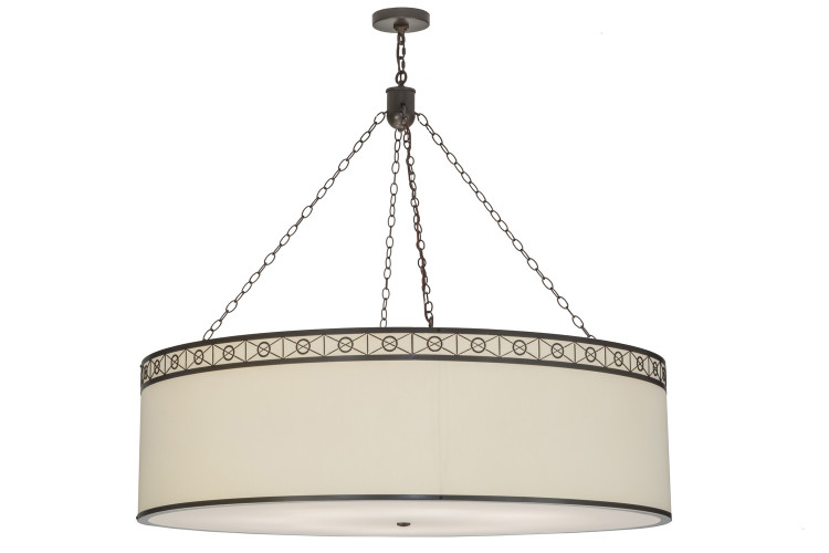 Meyda Tiffany - 152581 - Eight Light Pendant - Cilindro - Timeless Bronze
